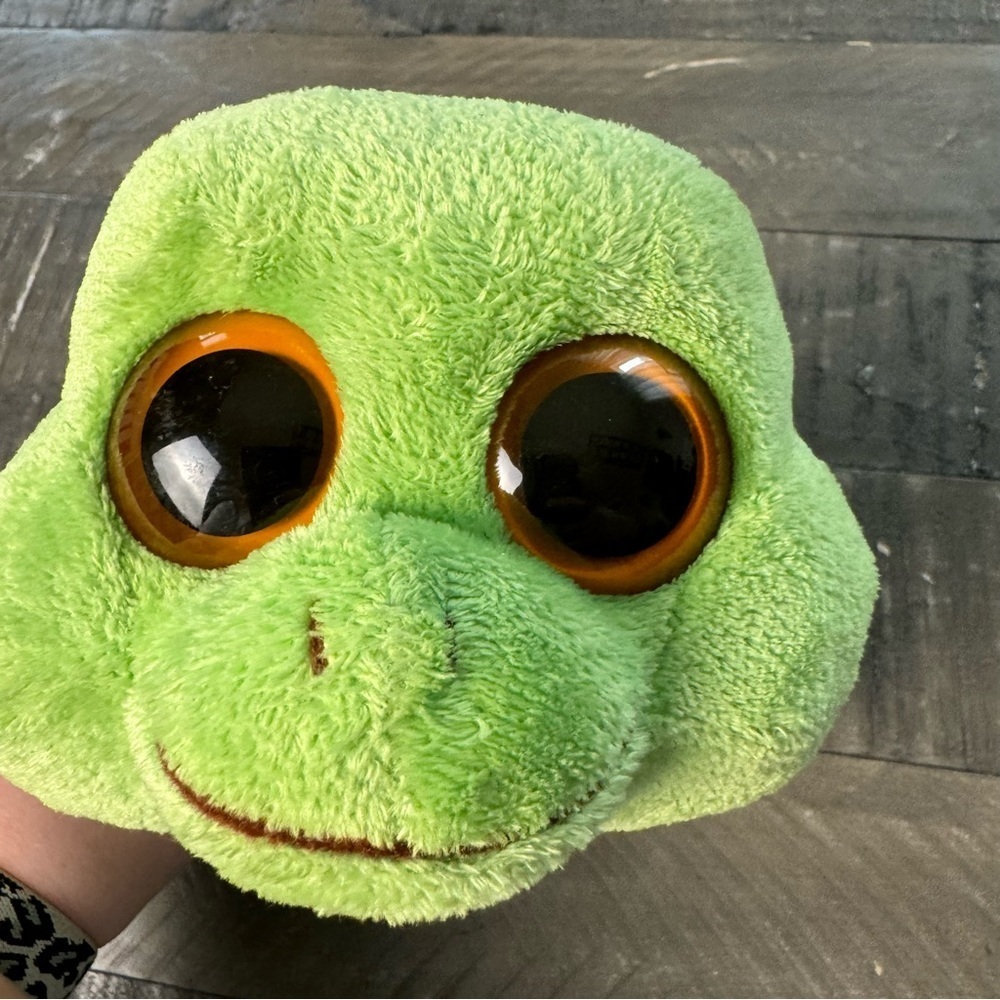Ty Beanie Boos Sandy the Sea Turtle Plush Great Pre-Owned Condition - Picture 3 of 10